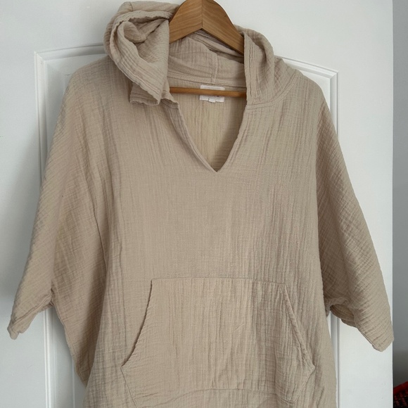 Mate the Label Hooded Gauze tunic - Picture 1 of 5